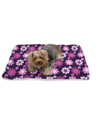 Violet - Midnight Garden Fleece/Plush Blanket - One Size