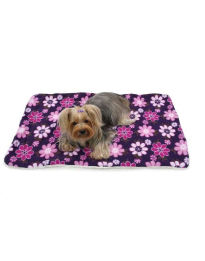 Violet - Midnight Garden Fleece/Plush Blanket - One Size
