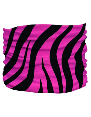 Pink - Zebra Pup Scruff - Small