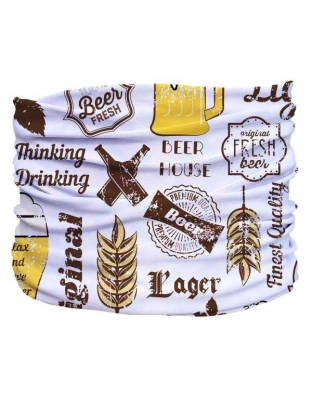 White,Brown,Yellow - Beer Buddy Pup Scruff - Large