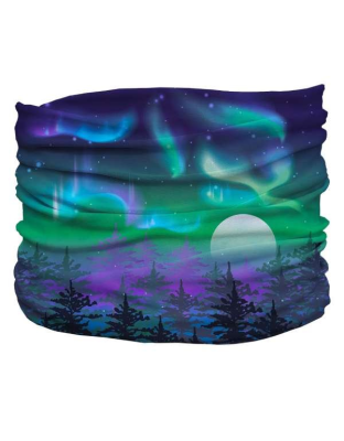 Blue,Green,Purple - Northern Lights Pup Scruff - Small