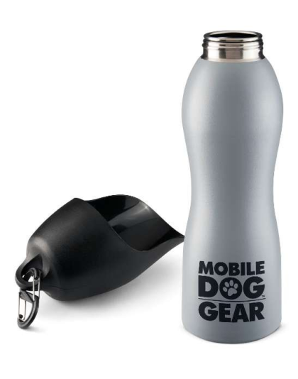 Gray - Mobile Dog Gear 25 Oz Water Bottle