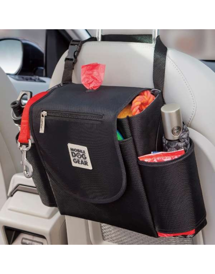 Black - Mobile Dog Gear Car Seat Back Organizer