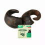Black - WATER BUFFALO HORN-100% Natural, Long-Lasting, Grain-Free, Gluten-Free, Dog Dental Treats & Chews-2 COUNT-15 oz - Large