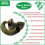 Black - WATER BUFFALO HORN-100% Natural, Long-Lasting, Grain-Free, Gluten-Free, Dog Dental Treats & Chews-2 COUNT-15 oz - Large
