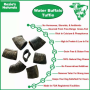 Black - WATER BUFFALO HORN TUFFIE- 100% Natural Dog Treat & Chews, Grain-Free, Gluten-Free, Dog Chewing Dental Toys, 2 COUNT, 7.5 oz - Medium