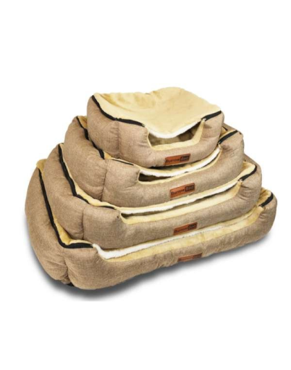 Tan/White - BurrowBed Small - Small