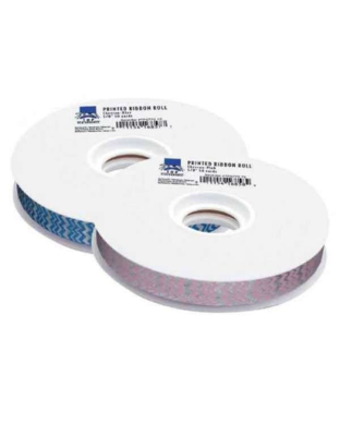 Blue - TP Printed Ribbon 50yds Chevron Blue - 50 Yards