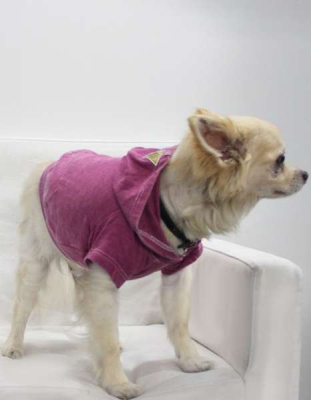 Magenta - Doggy Hoodie French Terry - Small