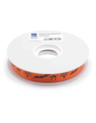 Halloween - 50-Yard Printed Ribbon Rolls - 50 Yards