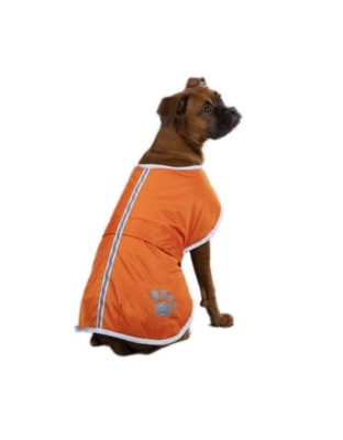 Orange - Zack & Zoey Nor'Easter Blanket Coat - Small Medium