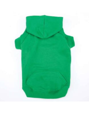 Green - Casual Canine Basic Hoodie  - Medium