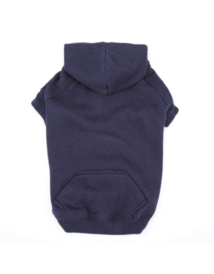 Blue - Casual Canine Basic Hoodie  - Xsmall