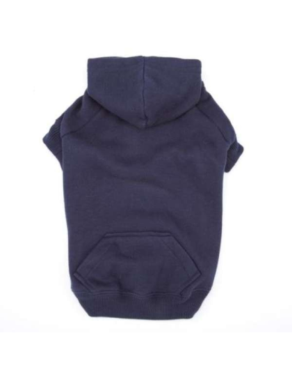 Blue - Casual Canine Basic Hoodie  - Xsmall