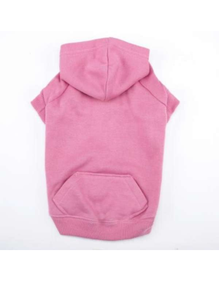 Pink - Casual Canine Basic Hoodie  - XXL