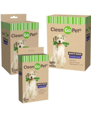 Clean Go Pet Lavender Scent Doggy Waste Bags 400Ct - 400 Count