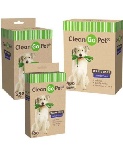 Clean Go Pet Lavender Scent Doggy Waste Bags 400Ct - 400 Count