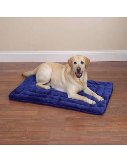 Blue - Slumber Pet Plush Mat - 32x20In