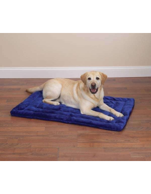 Blue - Slumber Pet Plush Mat - 35x22In