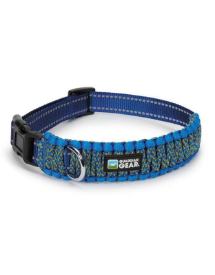 Blue - GG Reflective Paracord Collar - Small
