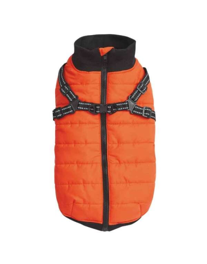 Orange - GG Polar Excursion Harness Coat - Small