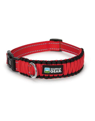 Red - GG Reflective Paracord Collar - Small