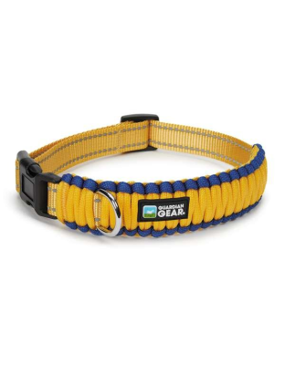 Yellow - GG Reflective Paracord Collar - Large