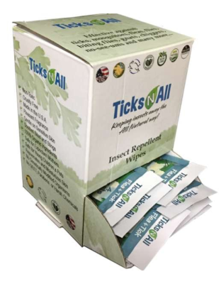 All Natural Flea and Tick Wipes 4 Cats (50 count.) - 50 count