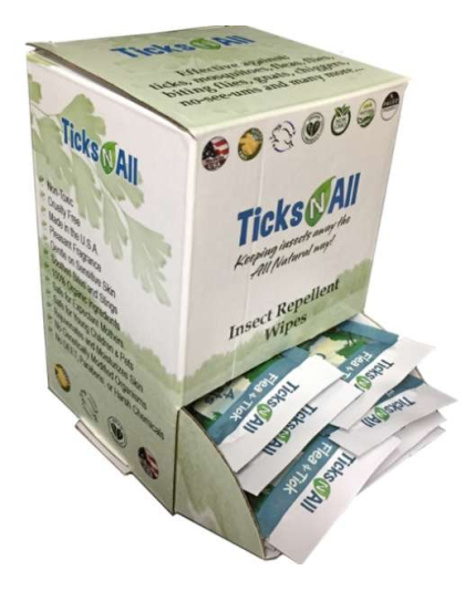 All Natural Flea and Tick Wipes 4 Cats (50 count.) - 50 count