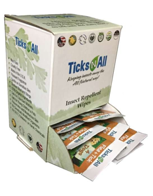 All Natural Flea and Tick Wipes 4-Dogs (50 count.) - 50 count