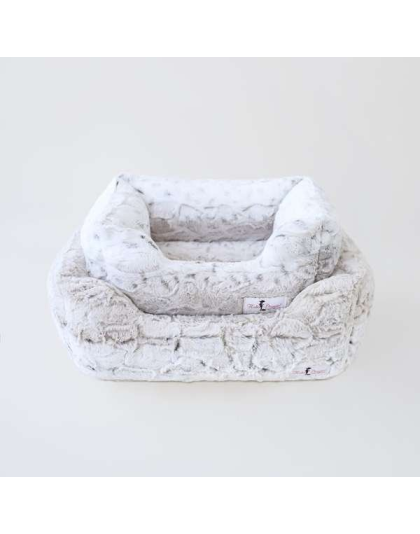 Pearl Leopard - Deluxe Dog Bed - Large