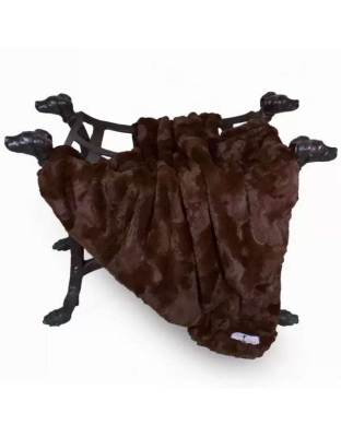 Chocolate - Luxe Dog Blanket - Small