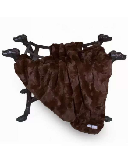 Chocolate - Luxe Dog Blanket - Small