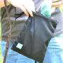 Black - Black Yucky Puppy Dog Poop Bag Holders- Extra Large Size - 6.75x9.25
