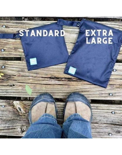 Blue - Blue Bone Yucky Puppy Dog Poop Bag Holders- Standard Size - 6.75x6.25