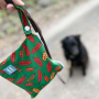 Green/Red/Orange - Fall Leaves Dog Poop Bag Holders, Extra Large Size - 6.75x9.25