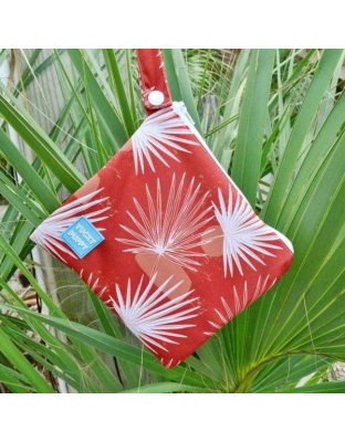 Red - Palm Yucky Puppy Dog Poop Bag Holders  - 6.75x6.25