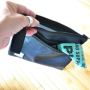 Black - Two Pocket Yucky Puppy Poop Bag Holders, Standard Size - 7x6.25