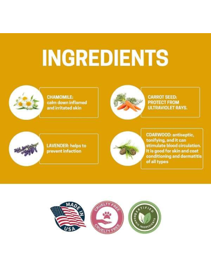 Orange - All-Natural Dog Shampoo (5 Treatment Options Available) - 16 oz
