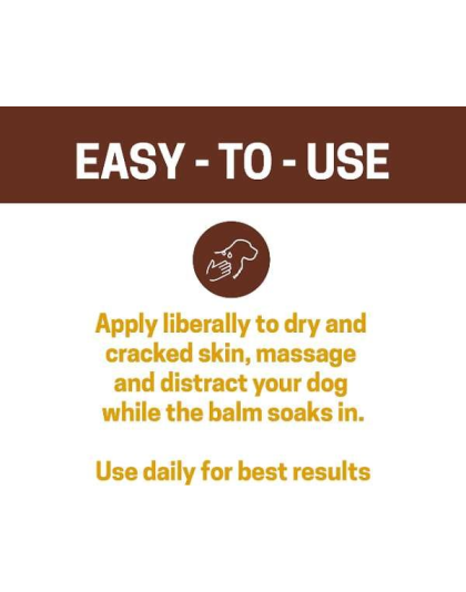 Brown - All-Natural Dog Paw Balm 0.15 oz - 0.15 oz
