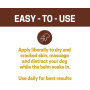 Brown - All-Natural Dog Paw Balm 0.15 oz - 0.15 oz
