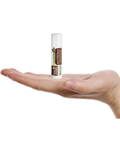 Brown - All-Natural Dog Paw Balm 0.15 oz - 0.15 oz