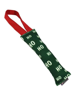 Green/White - HO HO Hose Dog Toy 8" Inch
