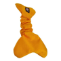 Yellow - Bungee Bone Dog Toy