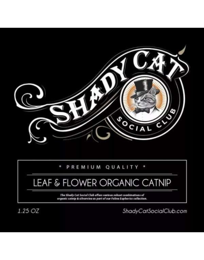 black bag - Premium Organic Leaf & Flower Catnip - 1.25 oz.