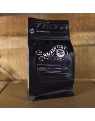 black bag - Premium Organic Catnip/Silvervine Blend - 1.25 oz.