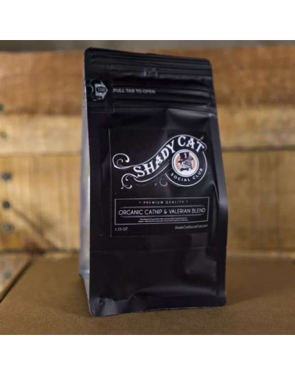black bag - Premium Organic Catnip/Valerian Blend - 1.25 oz.