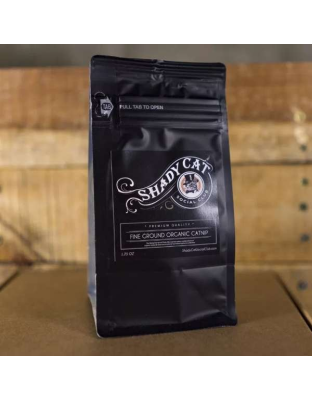 black bag - Premium Organic Fine Ground Catnip - 1.25 oz.