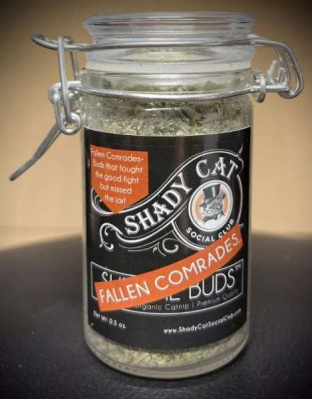 clear glass latching jar - Premium Organic Fallen Comrades - 0.5oz