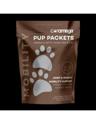 Coromega Pup Packets Omega-3 Joint & Muscle Mobility Support - 30 Pieces